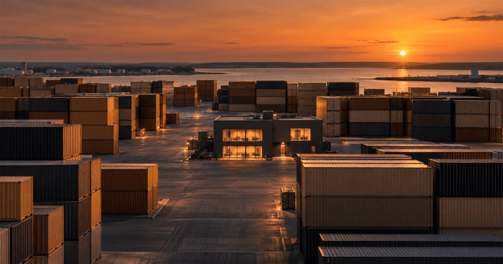 Transport og logistik: terminaler, flåder og planlægningssystemer i øvelsen